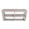 International Concepts Rectangle Hampton Sofa Server Table with Shelves, 60 W, 16 L, 34.5 in H, Wood, Washed Gray Taupe OT09-70SL - alternate 2